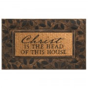 DRMAT CHRIST IS THE HEAD RUB/COIR 30X18