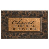 DRMAT CHRIST IS THE HEAD RUB/COIR 30X18