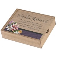 2pk -Memory Box Reunion Heart Woodgrain - (Pack of 2)