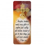 12pk -Embellished Bookcard Always Stand Strong - Pack of 12