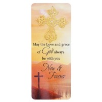 12pk -Embellished Bookcard Love And Grace - Pack of 12