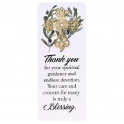 12pk -Embellished Bookcard Thank You For Your - Pack of 12