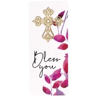 12pk -Embellished Bookcard Bless You - Pack of 12 12pk -Embellished Bookcard Bless You - Pack of 12