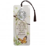 6pk -Ornament Bookcard His Love Endureth - Pack of 6
