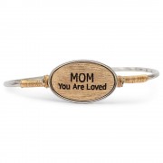 3pk -MOM Bracelet Oval Metal - Pack of 3 3pk -MOM Bracelet Oval Metal - Pack of 3