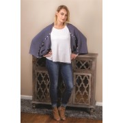 Fashion Wrap Womens Blue-Gray