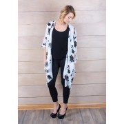 Women's Embroidered Floral Cardigan