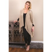 Women's Gold Kimono with Beaded Accents
