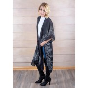 Women's Medallion Pattern Kimono