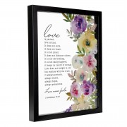 Framed Wall Art 1Cor.13:4-8 Love Is Framed Wall Art 1Cor.13:4-8 Love Is