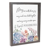 Framed Wall Art May Our Walls Know Joy