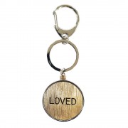 3pk -LOVED Keychain Circle Mixed - Pack of 3 3pk -LOVED Keychain Circle Mixed - Pack of 3