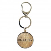 3pk -DAUGHTER Keychain Circle Mixed - Pack of 3 3pk -DAUGHTER Keychain Circle Mixed - Pack of 3