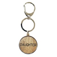3pk -DAUGHTER Keychain Circle Mixed - Pack of 3
