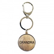 3pk -GRANDMA Keychain Circle Mixed - Pack of 3 3pk -GRANDMA Keychain Circle Mixed - Pack of 3