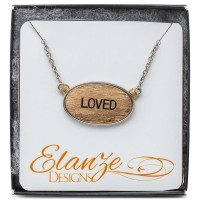 3pk -LOVED Necklace Oval Mixed - Pack of 3