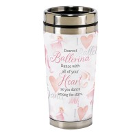 Travel Mug Dearest Ballerina SS 16 Oz Travel Mug Dearest Ballerina SS 16 Oz