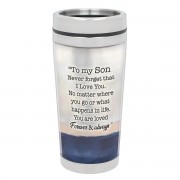 2pk -Travel Mug My Son Never Forget That I - (Pack of 2)