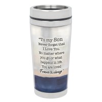 2pk -Travel Mug My Son Never Forget That I - (Pack of 2)