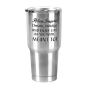 2pk -Retire, Inspire, Dream Travel Mug - (Pack of 2)