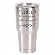2pk -Travel Tumbler Be Bold Be Courageous - (Pack of 2) 2pk -Travel Tumbler Be Bold Be Courageous - (Pack of 2)