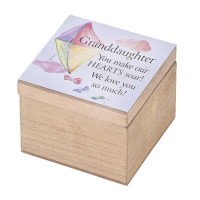 2pk -Keepsake Box Granddaughter You Make Our(Pack of 2)