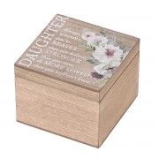 2pk -Keepsake Box Daughter Always Remember - (Pack of 2)