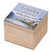 2pk -Keepsake Box Grandpa I Love You All The - (Pack of 2)