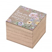 2pk -Keepsake Box You Are Simply Amazing 4x4 - (Pack of 2) 2pk -Keepsake Box You Are Simply Amazing 4x4 - (Pack of 2)