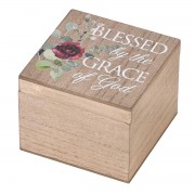 2pk -Keepsake Box Blessed By The Grace Of 4x4 - (Pack of 2)