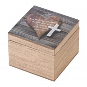 2pk -Keepsake Box In All Things Matt.21 (KJV) - (Pack of 2)