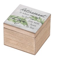 2pk -Keepsake Box Retirement Is When You 4x4 - (Pack of 2)