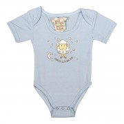 2pk -BABY SHIRT 3-6MO BLU JESUS LOVE ME COTN - (Pack of 2)