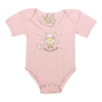 2pk -BABY SHIRT 3-6MO PNK JESUS LOVE ME COTN - (Pack of 2)