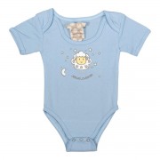 2pk -BABY SHIRT 6-12MO BLU JESUS LOVE ME COTN - (Pack of 2)