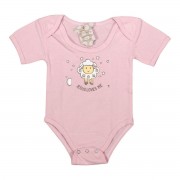 2pk -BABY SHIRT 6-12MO PNK JESUS LOVE ME COTN - (Pack of 2)