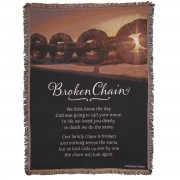 Broken Chain Berevement Tapestry Throw Broken Chain Berevement Tapestry Throw