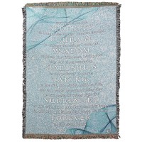 SERENITY PRAYER THROW 48"X68"