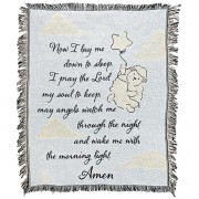 Tapestry Throw Now I Lay Me Blue 37x50 Tapestry Throw Now I Lay Me Blue 37x50