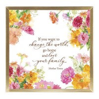 2pk -Framed Wall If You Want To Change World - (Pack of 2)