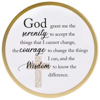 2pk -Framed Wall Art Serenity Prayer 10x10 - (Pack of 2)