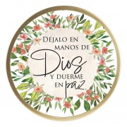 2pk -Framed Wall Art Dejalo En Manos De Dios - (Pack of 2)