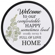 2pk -Framed Wall Art Welcome To Our Full Of - (Pack of 2)