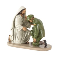 Figurine Jesus and Soldier