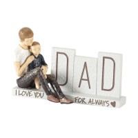 Figurine Dad and Child I Love You Figurine Dad and Child I Love You