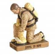 2pk -Called to Pray Firefighter Figurine - (Pack of 2)