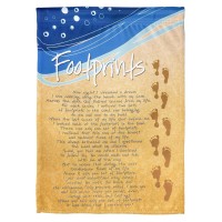 2pk -Flag Footprints Polyester 13x18 - (Pack of 2) 2pk -Flag Footprints Polyester 13x18 - (Pack of 2)