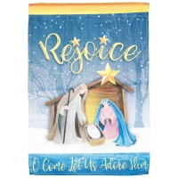 2pk -Flag Holy Family Rejoice Print 13x18 - (Pack of 2)