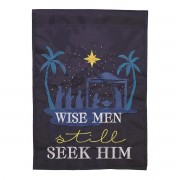 2pk -Flag Wise Men Polyester 13x18 - (Pack of 2)