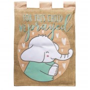 2pk -Flag For This Child We Burlap 13x18 - (Pack of 2)